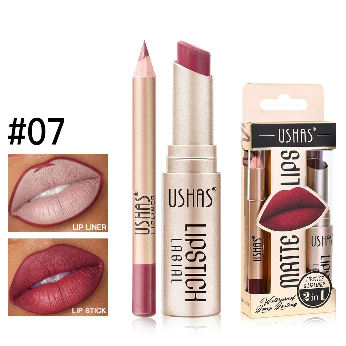 12 Color Matte Lipstick Set Long-lasting Waterproof Lipstick